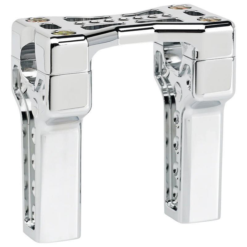 JOKER MACHINE Risers - Straight - Bridge - Chrome 03-864-1C - PartsOutlet.com.au