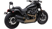 COBRA Black El Diablo Mufflers for Fat Bob - '18-'22 Softail 6046B - PartsOutlet.com.au