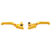 ARLEN NESS Lever Set - Method - Gold - '96-'17 Big Twin (FLST / FXD) - 530-026 - PartsOutlet.com.au