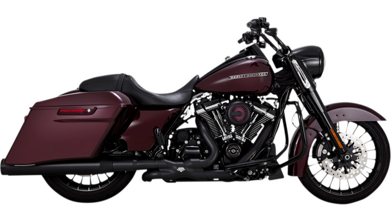 VANCE & HINES 4.5" Torquer Mufflers for 2017+ M8 Touring FL - Black - 46674