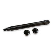 KLOCK WERKS Axle - Flush Mount - Front - Harley-Davidson '07-'23 - Black - 25 mm KWS-01-0610 - PartsOutlet.com.au