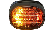 CUSTOM DYNAMICS Taillight w/ Integrated Turn Signal - No Window - Smoke Lens - Harley-Davidson 1999-2023 - CD-INT-TL-NW-S - PartsOutlet.com.au