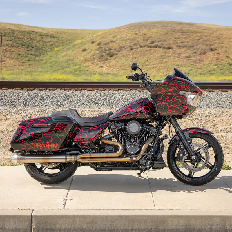 SADDLEMEN Thrashin ' Pro Series Seat - Tuck-n-Roll - FLT/FLH '23-'25 - TS82307T