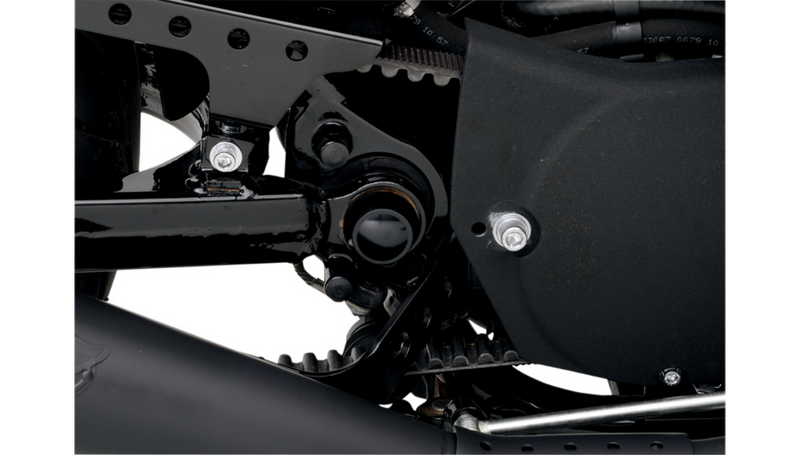 DRAG SPECIALTIES Swingarm Pivot Bolt Cover - Harley-Davidson 2004-2013 - Gloss Black C16-0225B - PartsOutlet.com.au