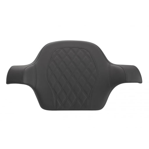 SADDLEMEN Tour-Pak Backrest Pad - Step-Up Lattice Stitched Seat - FL 14+ Black - 814-07-TPACK-SU - PartsOutlet.com.au