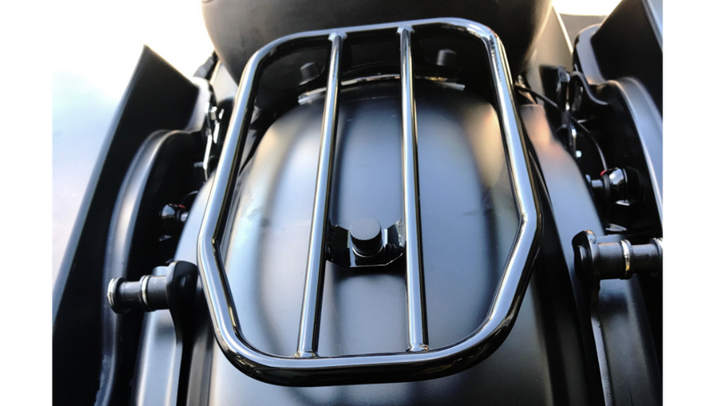 MOTHERWELL Luggage Rack - Gloss Black - FL '97-'23 - MWL-409-GB
