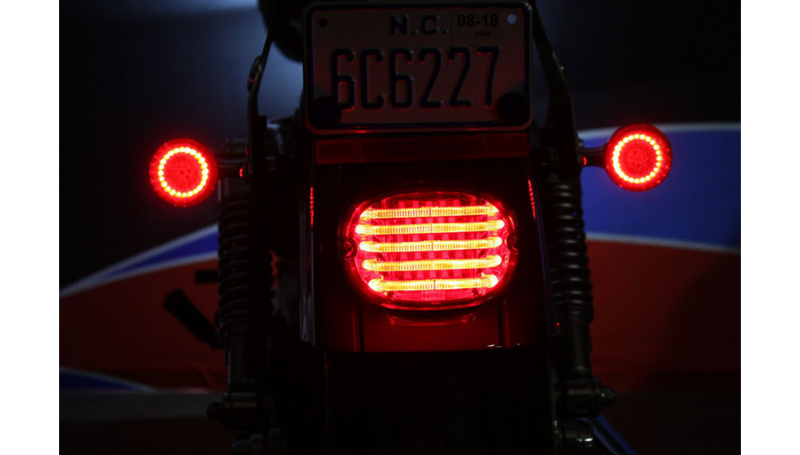 CUSTOM DYNAMICS Taillight - without License Plate Illumination Window - Red - Harley-Davidson '99-'24 - PB-TL-LP-R