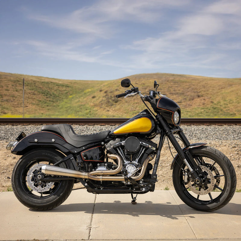 SADDLEMEN Thrashin ' Pro Series Seat - Tuck-n-Roll - FXLR/S/T '18-'25 - TS81829T