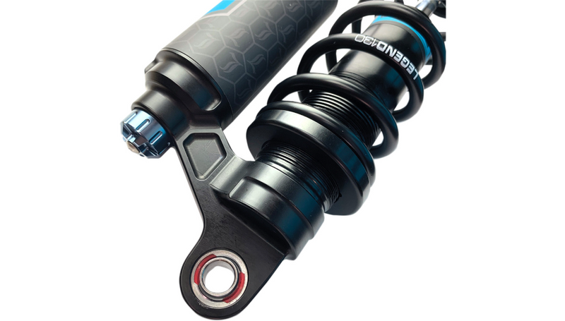 LEGEND SUSPENSION REVO ARC Piggyback Shocks - Heavy Duty - Black - 13" - '04+ Sportster - 1310-1895