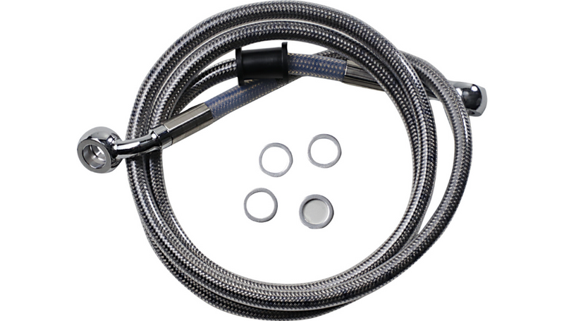 DRAG SPECIALTIES Brake Line - +2" - Stainless Steel - '18-'21 XL - 618763-2