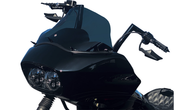 FAT BAGGERS INC. 1-1/2" EZ Install Flat Top Handlebar - 16" - Black - FL '05-'24 - 607016-B