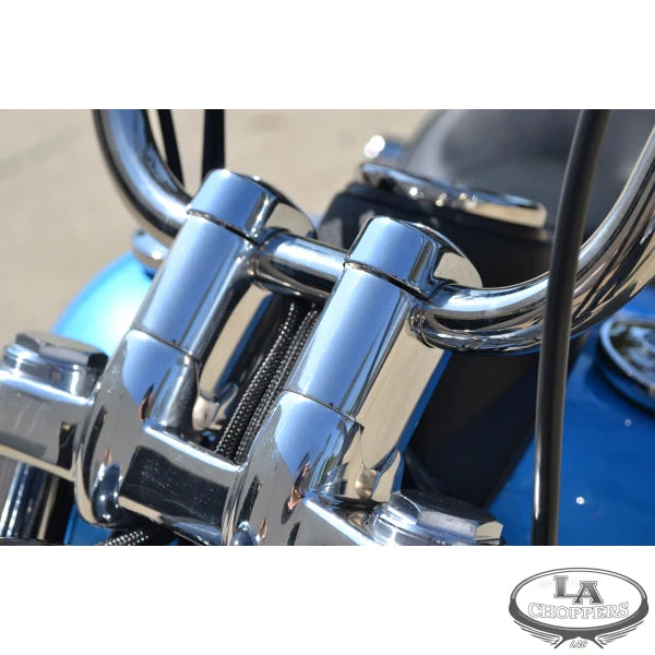 LA CHOPPERS 2" RISER EXTENSIONS POLISHED FOR '08-'12 FXDB - LA-7430-02