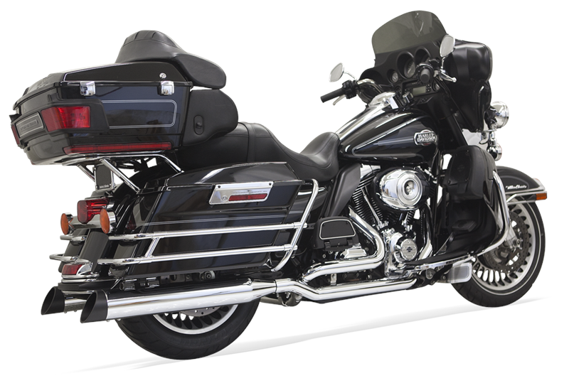 BASSANI XHAUST True Dual Down Under Headpipes Only - '09-'16 Bagger -Chrome 11415A - PartsOutlet.com.au