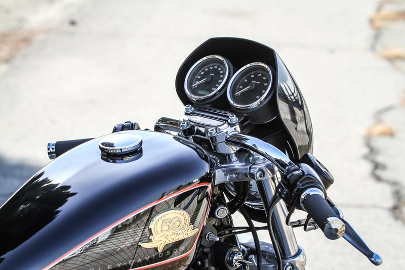 BURLY BRAND Handlebar - Club - Chrome - Harley-Davidson 2016-2022 - B12-6000C - PartsOutlet.com.au