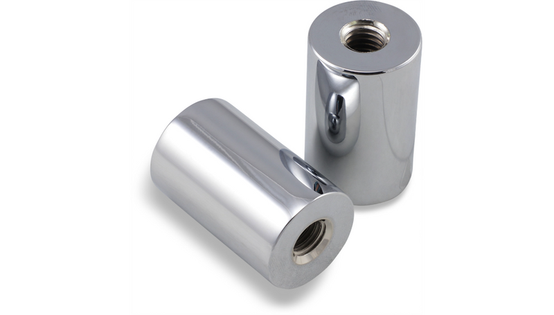 LA CHOPPERS Risers - Kage Fighter - 2" - Chrome - LA-7335-02R