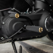 ARLEN NESS KNURLED FOOTPEGS, BRASS - 18-SOFTAIL PASSENGER - 07-945 - PartsOutlet.com.au