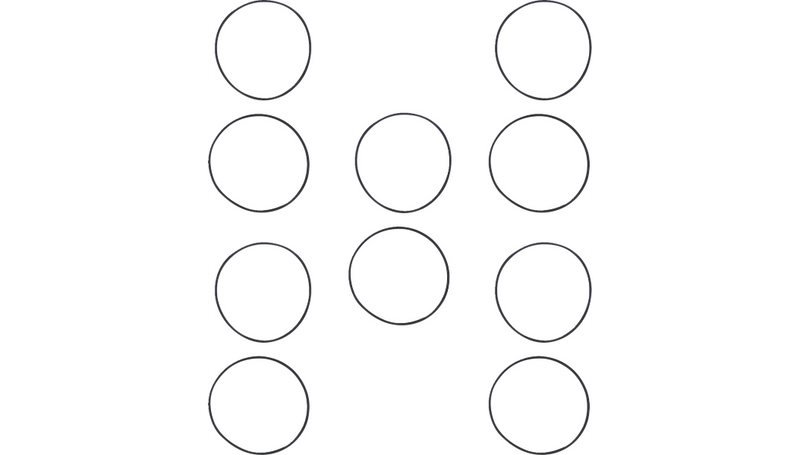 JAMES GASKET Oil Pump Cover O-Ring - 10 Pack - XL '77-'90 - JGI-26434-76-A