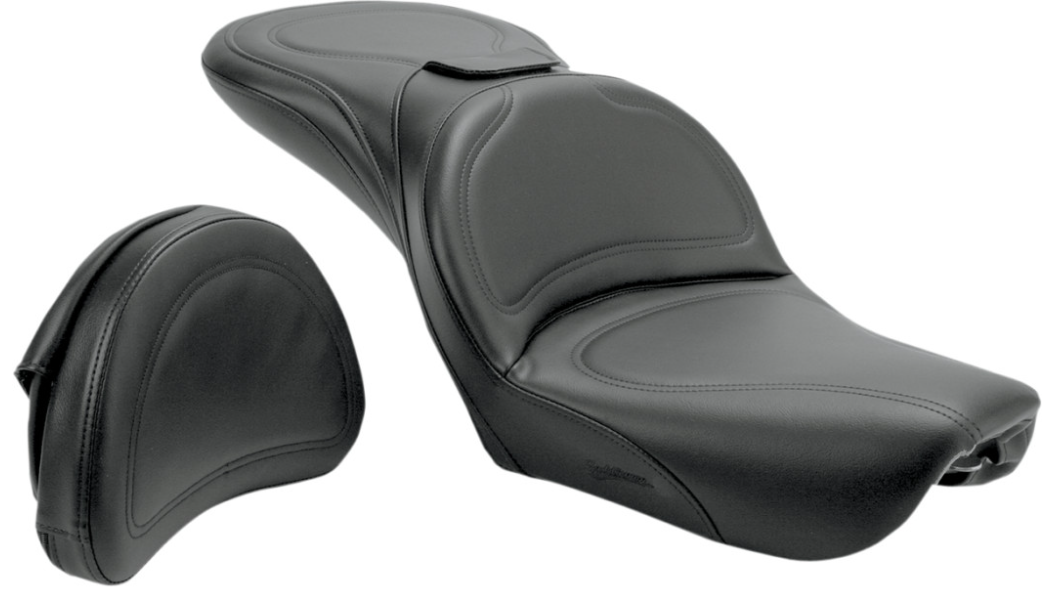 SADDLEMEN Explorer Seat - Backrest - Dyna Wide Glide FXDWG '04-'05 - 804-05-0301 - PartsOutlet.com.au