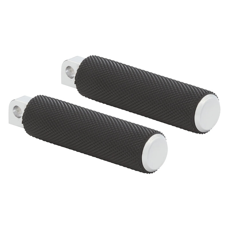 ARLEN NESS KNURLED FOOTPEGS, CHROME - STANDARD MALE MOUNT - 07-924 - PartsOutlet.com.au