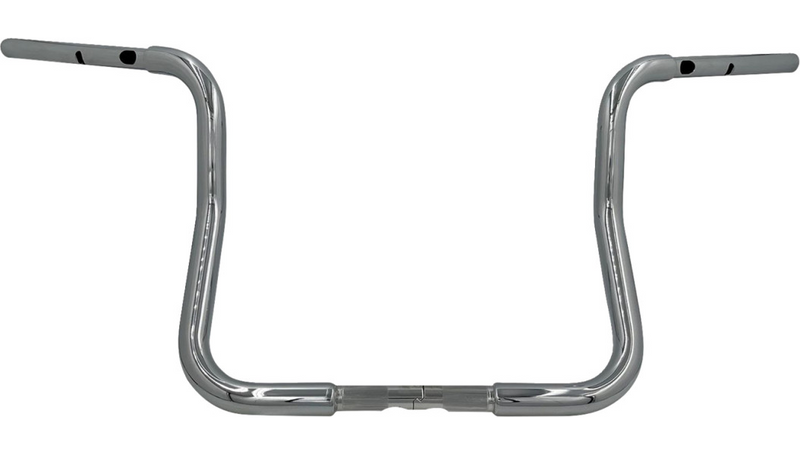 FAT BAGGERS INC. 1-1/4" EZ Install Round Top Handlebar - Reduced Reach - 13" - Chrome - FLHX '23-'25 - 943013