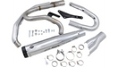 S&S CYCLE 2:1 Exhaust for Wide Chassis M8 Softail - 2018+ Fat Boy & Breakout - Chrome 550-0858 - PartsOutlet.com.au