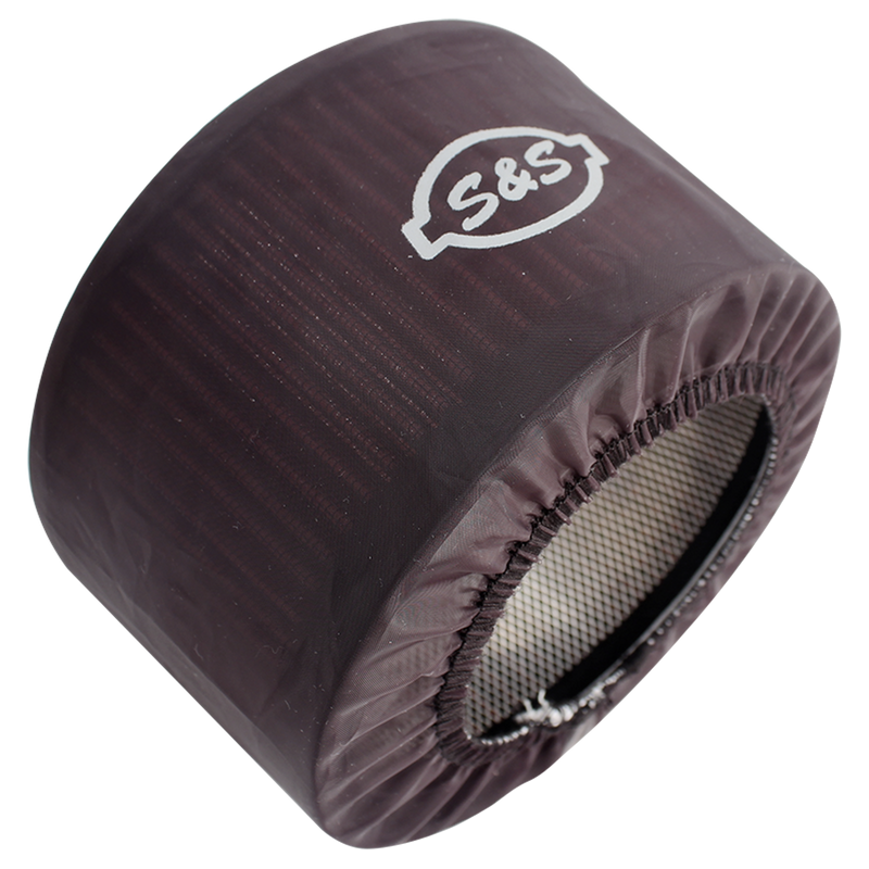 S&S CYCLE Pre-Filter for S&S® Stealth High Flow Air Filters - Black Nylon - +1" - 170-0197