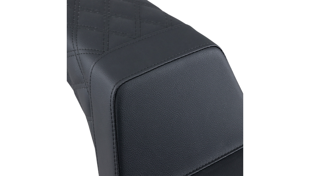 SADDLEMEN Step Up Seat - Rear Lattice Stitched - Yamaha '13-'23 - Black Y13-16-173 - PartsOutlet.com.au