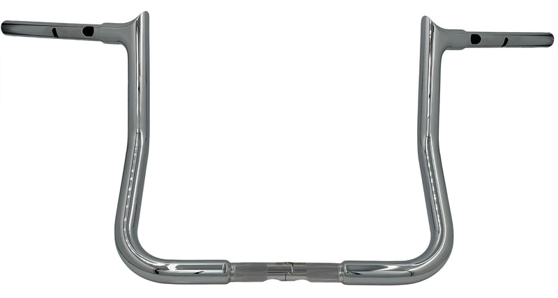 FAT BAGGERS INC. 1-1/4" EZ Install Pointed Top Handlebar - Reduced Reach - 13" - Chrome - FLHX '23-'25 - 945013