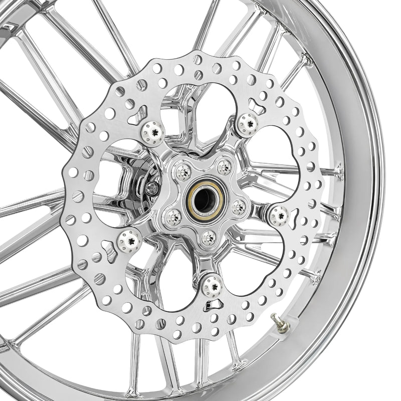 ARLEN NESS Spider Rotor - 12-19/32" - Chrome - Front - FL '23-'24 - 300-112