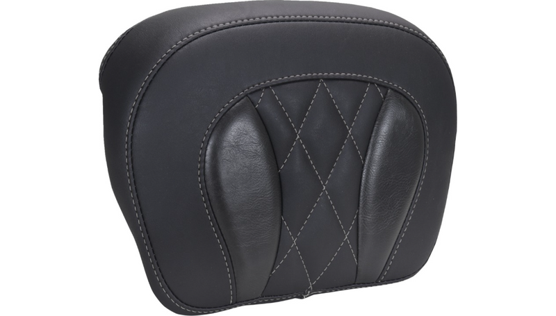 MUSTANG Chopped Tour-Pak? Pad - Gunmetal Stitching - FLH/FLT '23-'25 - 88440GM