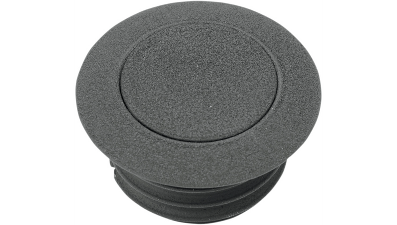 DRAG SPECIALTIES Vented Pop-Up Gas Cap -'96-'24 - Black Wrinkle T03-0339B-A - PartsOutlet.com.au