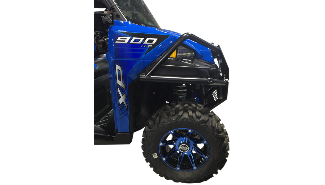 MOOSE UTILITY Wheel - 387X - Front - Anodized Blue/Black - 12x7 - 4/136 - 4+3 - 387MO127136BWB4