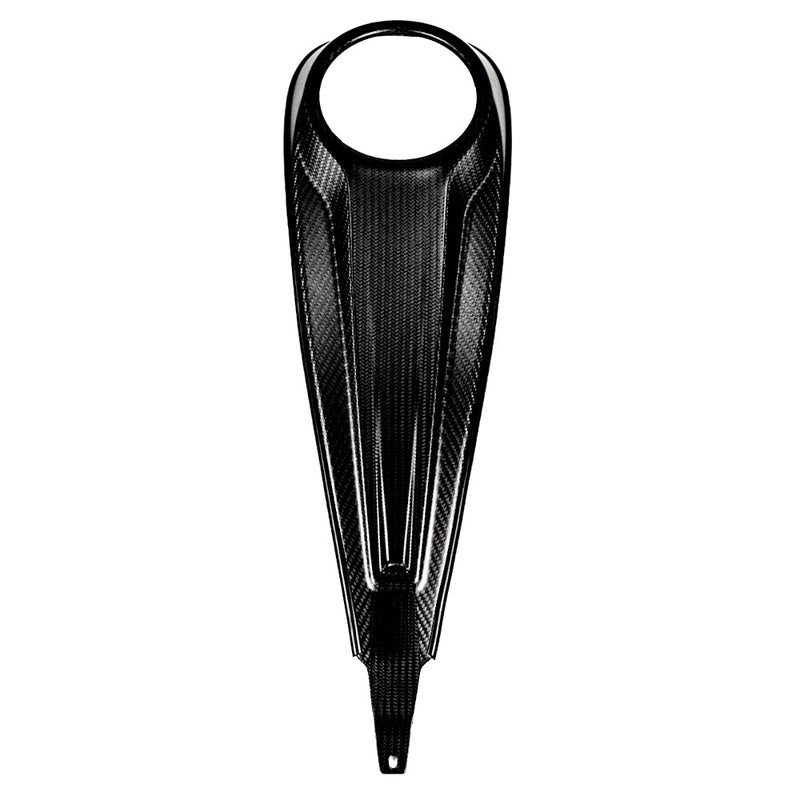 SADDLEMEN Dash Panel - Center Fill - Carbon Fiber/Gloss - Touring '23-'25 - CF-823-07-002