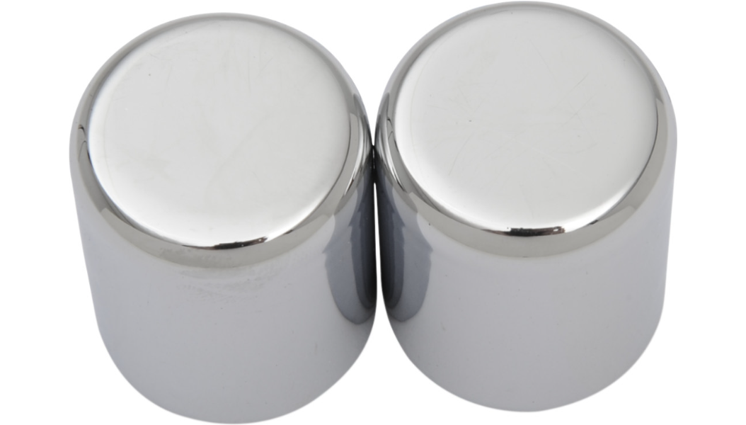 DRAG SPECIALTIES Docking Covers - Small - Chrome C77-0099C