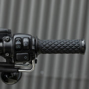 BILTWELL Grips - Alumicore - Dual Cable - Black 6604-201-01 - PartsOutlet.com.au