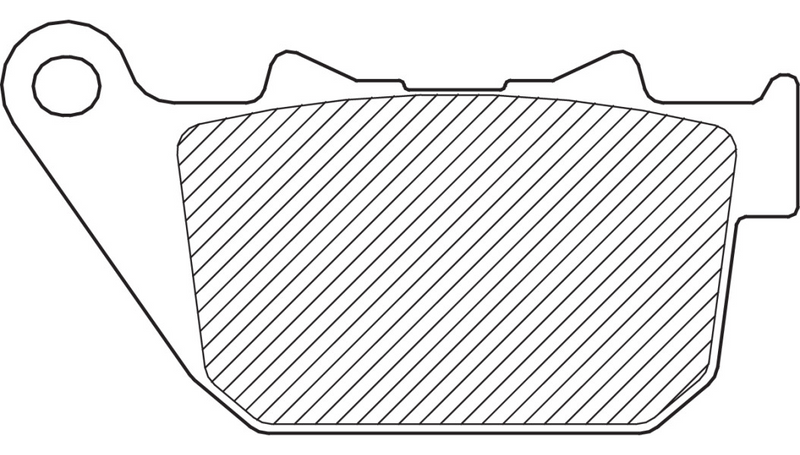 DRAG SPECIALTIES Organic Brake Pads - Harley-Davidson 2004-2013 - Sportster FAD387 - PartsOutlet.com.au