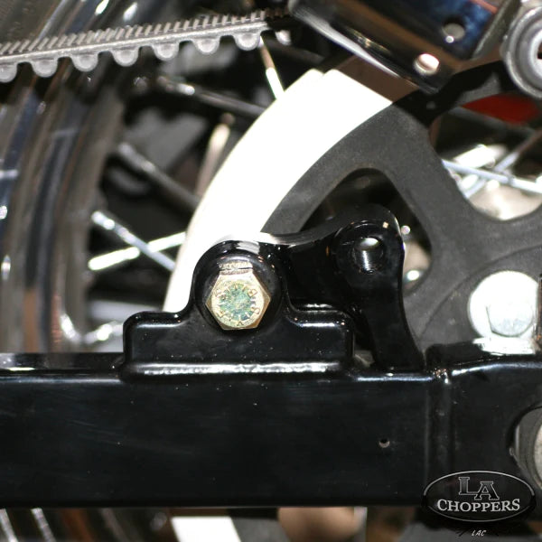 LA CHOPPERS Rear Lowering Kit - Black Powder Coated - Lowers 1" - Dyna '06-'17 - LA-7590-02B