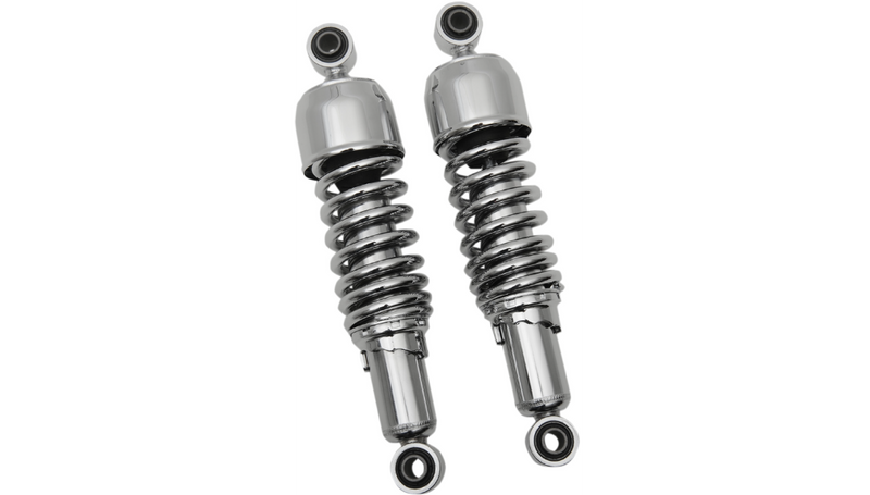DRAG SHOCKS Replacement Shocks - Chrome - 12" - Harley-Davidson - Dyna FXD '91-'17 - C16-0125