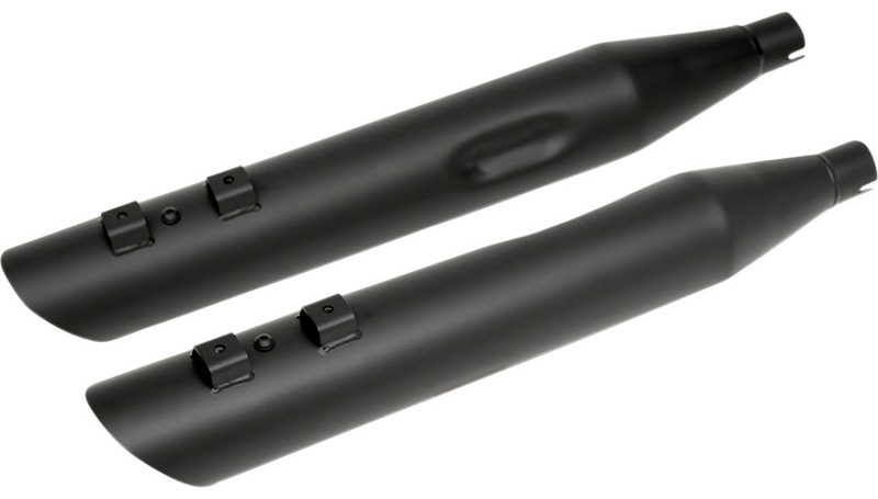DRAG SPECIALTIES 3.5" Mufflers for '95-'16 FL - Black - H00962