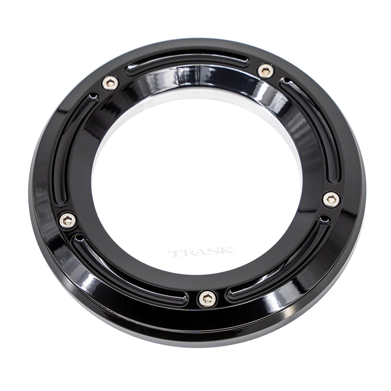 TRASK Assault Derby Cover - Gloss Black - Harley-Davidson '99-'18 - TM-0040BK