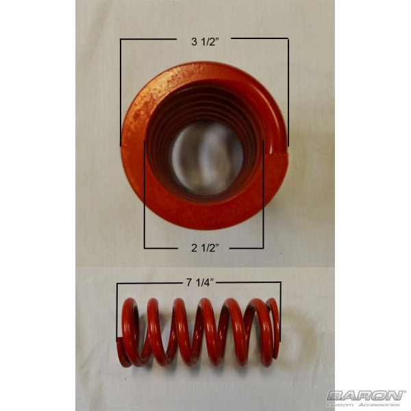 BARON Performance Shock Spring - 800 lbs/in - Yamaha '99-'09 - BA-8543VS - PartsOutlet.com.au
