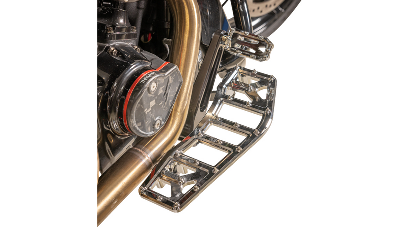 THRASHIN SUPPLY Aggressor Floorboards - Chrome - FL '07-'25 - TSC-2219-3