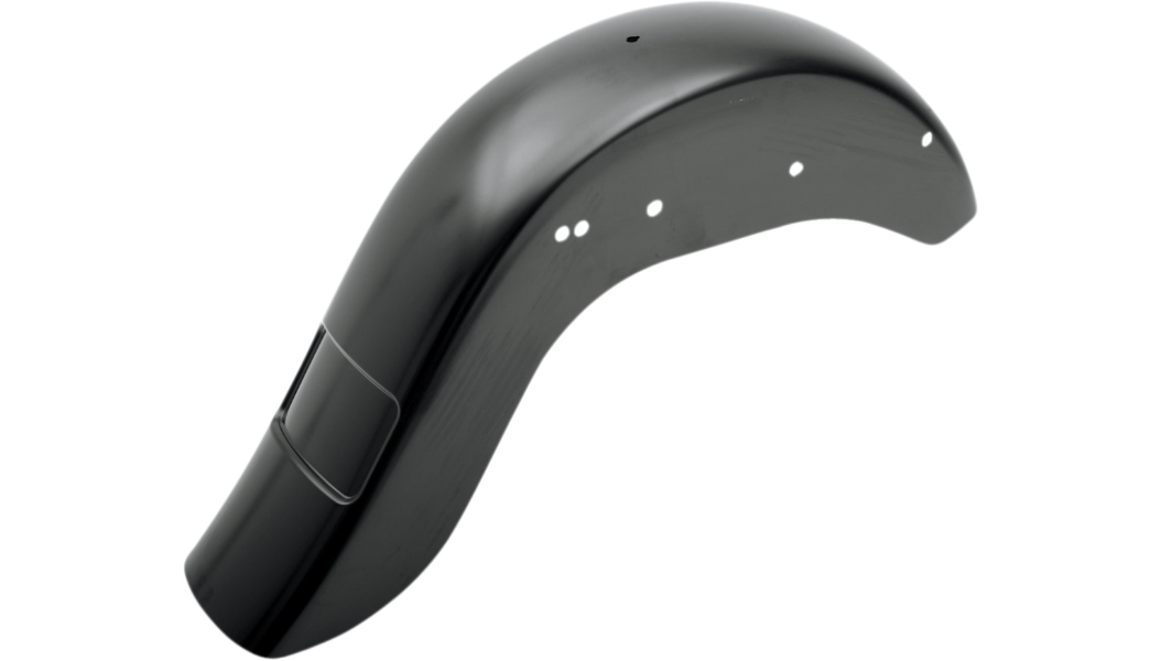 KLOCK WERKS Benchmark 4" Stretched Rear Fender - Frenched - Steel - For Custom Application KWF-02-0400
