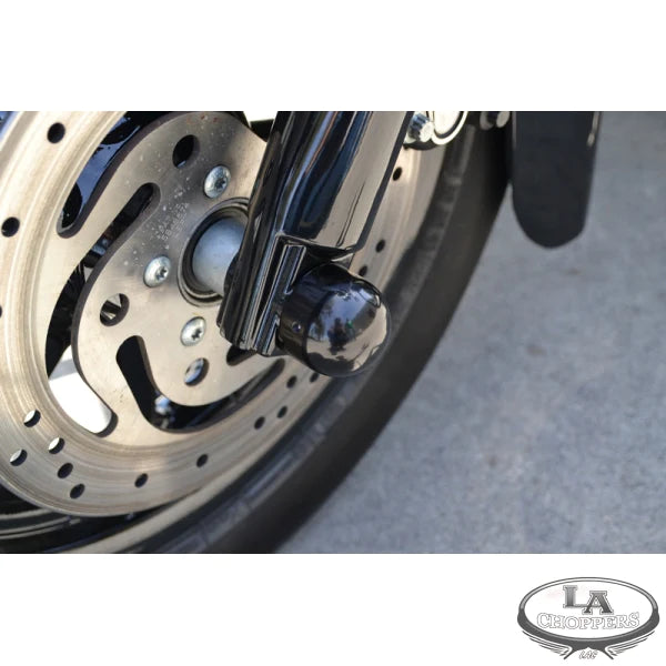 LA CHOPPERS AXLE CAPS-DOME BLACK FOR HD - LA-7810-00B - PartsOutlet.com.au