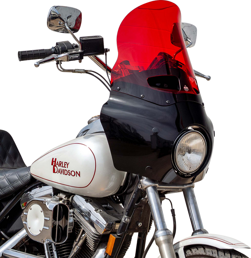 KLOCK WERKS Windshield - Road Warrior Fairing - 15" - Red KWW-06-0619