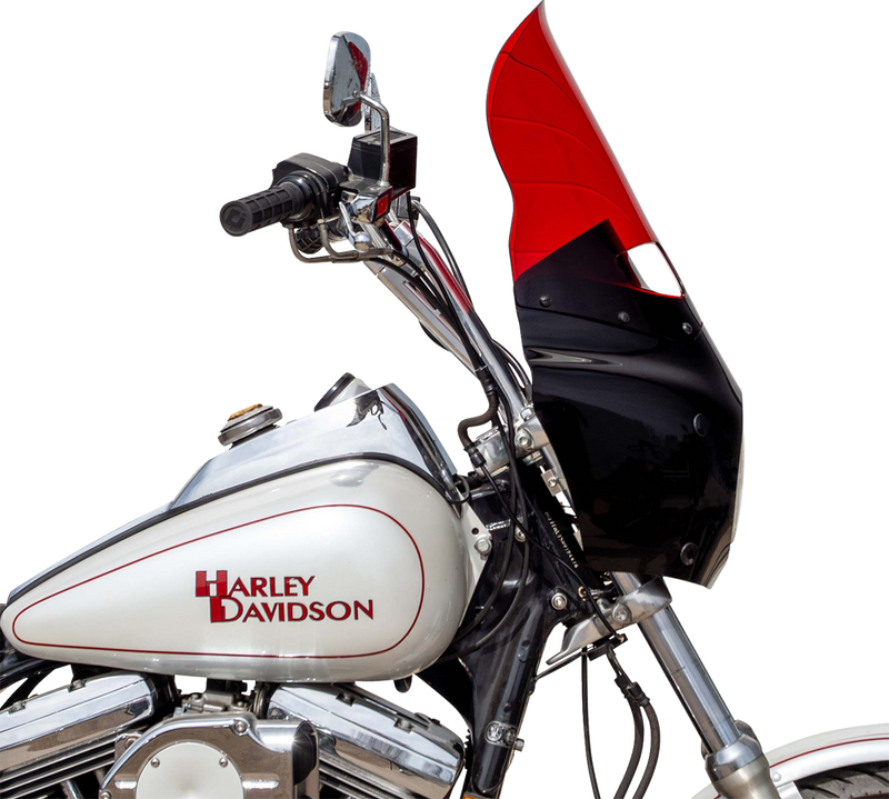 KLOCK WERKS Windshield - Road Warrior Fairing - 15" - Red KWW-06-0619