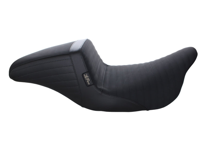 LE PERA Kickflip Dual Seat With Pleated Gripper Tape. Fits Touring 2008up - LK-597PTGP - PartsOutlet.com.au
