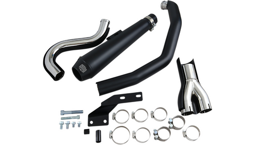 COBRA El Diablo Exhaust - Black - '86-'06 Softail 6485B - PartsOutlet.com.au