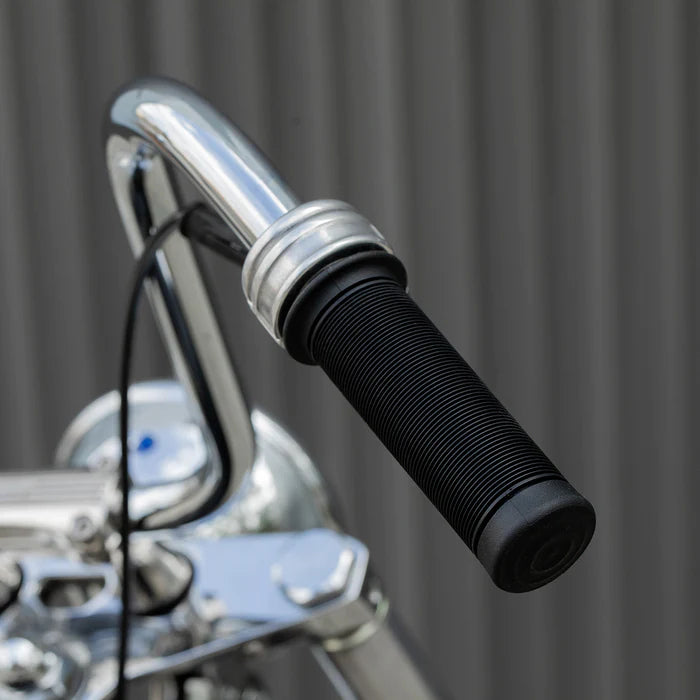 BILTWELL Grips - Kung Fu - 1" - Black 6701-0101