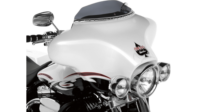 KLOCK WERKS Flare Windshield - 3-1/2" - Dark Tinted - FLHT '96-'13 - KWW-01-0203